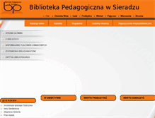 Tablet Screenshot of bpsieradz.pl